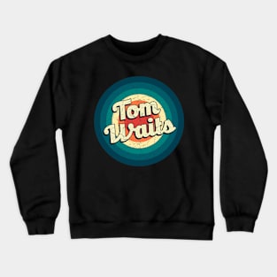 Graphic Tom Name Retro Vintage Circle Crewneck Sweatshirt